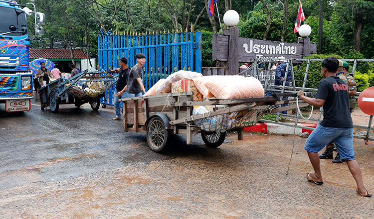 Cambodia suspends all cross-border trade with Thailand